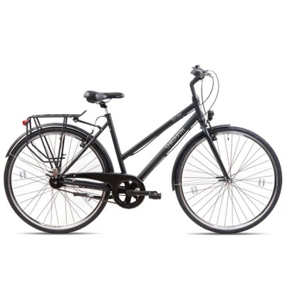 Abbildung von KCP Cityrad City One, 7 Gang Tourney TY300 Schaltwerk, Nabenschaltung, Trekkingrad 28 Zoll Urban Bike Trekking Fahrrad 155 175 cm