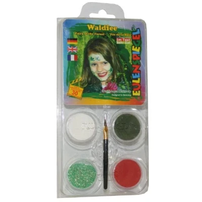 Abbildung von Eulenspiegel 204917 Schmink Set Waldfee, für ca. 40 Masken, Schminkfarben, Karneval, Mottoparty