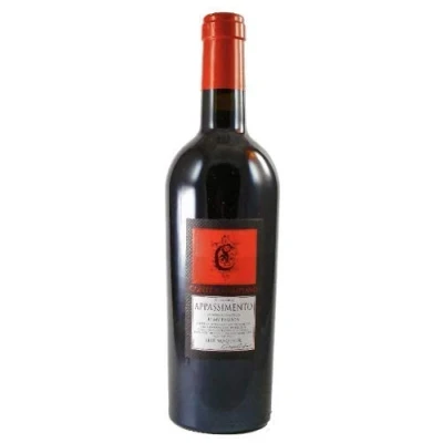 Abbildung von Negroamaro Appassimento IGT 2021 Sonderedition Conte di Campiano, sensationeller Rotwein aus Apulien