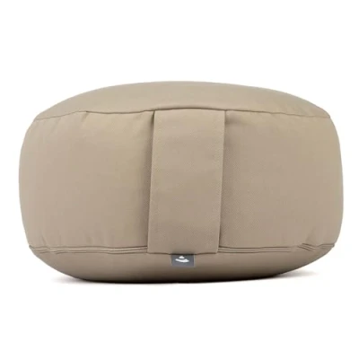 Abbildung von Meditationskissen RONDO ECO Füllung: Kapok light taupe