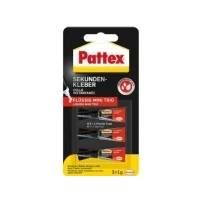 Abbildung von Pattex Bastelkleber Sekundenkleber Mini Trio 3x 1 g