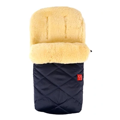 Abbildung von Lammfell Fußsack Natura, navy