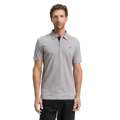 Abbildung von TOM TAILOR Herren 1031006 Poloshirt, 30992 Formal Grey, XS