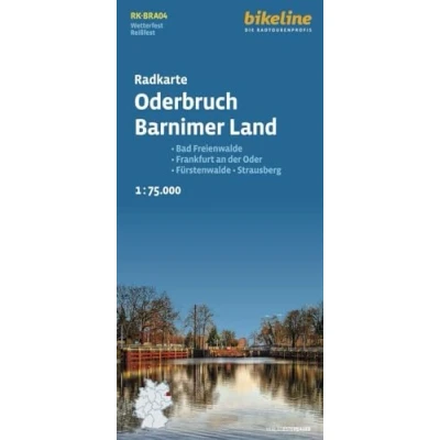 Abbildung von Radkarte Oderbruch Barnimerland: Bad Freienwalde Frankfurt an der Oder Fürstenwalde Strausberg, 1:75.000 (Bikeline Radkarte)