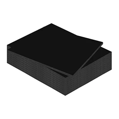 Abbildung von Kangaro Schaumstoffplatte Schwarz 50x70cm 10mm 10er Pack DIY für Handwerk, Präsentation, Modellbau, Passepartout, K 0071 105