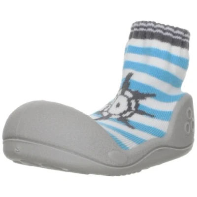 Abbildung von Attipas Ergonomische Baby Lauflernschuhe Kinder Hauschuhe, Sockenschuhe Lauflernschuh Bequeme Barfußschuhe für Kleinkinder mit Zehenfreiheit Greifreflex
