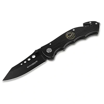 Abbildung von MAGNUM by BÖKER Taschenmesser Special Forces Rettungsmesser Liner Lock Clip, rostfrei