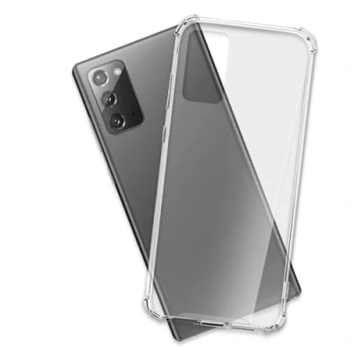 Abbildung von mtb more energy® Hülle Crystal Armor kompatibel mit Samsung Galaxy Note 20 (SM N980, 6.7&#039;&#039;) verstärkte Ecken Anti Shock Schutzhülle Case Cover Tasche