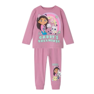 Abbildung von Name it Set GABBY&#039;S Dollhouse Nachtwäsche für Kinder, Größe: 86/92, Mauve orchid