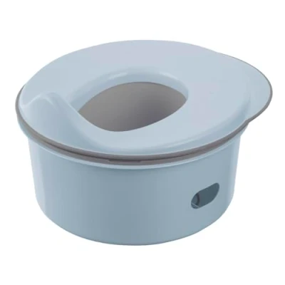 Abbildung von keeeper Babytopf deluxe 3in1, Töpfchen + Toilettensitz Hocker, 30 x 34 18,5 cm, Miro Pure, Blau (Nordic Blue)