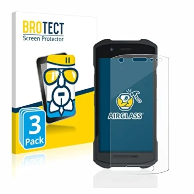 Abbildung von BROTECT Schutzglas für Zebra TC21/ TC26 (3 Stück) Schutzfolie Panzer Folie Glas [Extrem Kratzfest 9H, Anti Fingerprint, Ultra Transparent]