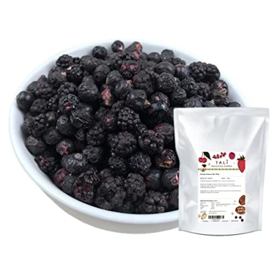 Abbildung von TALI Schwarze Beeren Mix 300 g Gefriergetrocknete Brombeeren, Heidelbeeren, Johannisbeeren