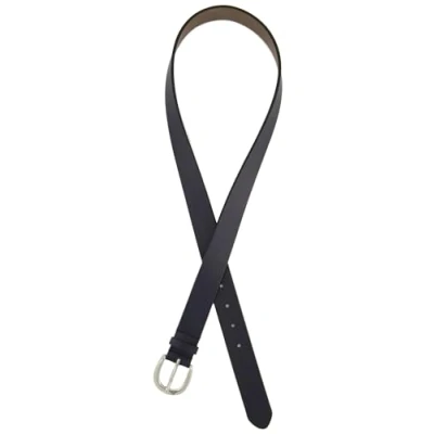 Abbildung von Ulla Popken Damen Basic, schmal Gürtel, Marine, 145