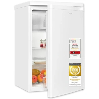 Abbildung von exquisit Kühlschrank KS516 4 E 040E, 85.5 cm hoch, 55 breit, 4* Gefrierfach, Butterfach, Türanschlag wechselbar