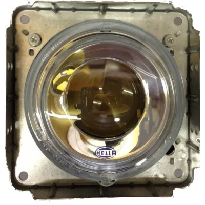 Abbildung von HELLA Halogen/DE Scheinwerfereinsatz, Scheinwerfer 24V rund Referenzzahl: 17.5 glasklar Stecker: Male links/rechts Menge: 8 1BL 007 834 047