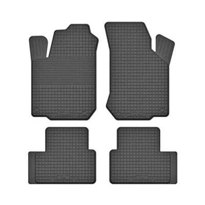 Abbildung von Gummimatten Fußmatten 1.5 cm Rand kompatibel mit Hyundai ATOS (Bj. 2000 2008) ideal angepasst 4 Teile EIN Set