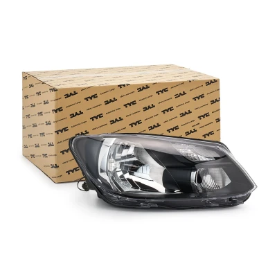 Abbildung von TYC 20 12473 15 2 Scheinwerfer rechts H4, P21/5W mit Tagfahrlicht für Rechtsverkehr Elektromotor VOLKSWAGEN: Caddy 3 Kastenwagen, Kombi