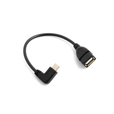 Abbildung von System S USB A 2.0 zu 3.1 Type C gewinkelt Kabel 20 cm