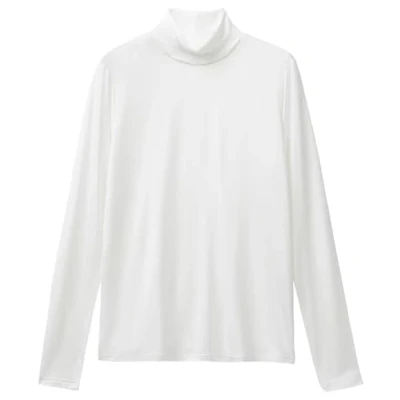 Abbildung von United Colors of Benetton Turtleneck IN Sustainable Stretch Langarmshirt, Damen, Größe: Small, White