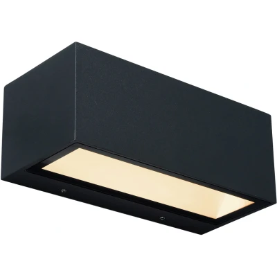 Abbildung von LED Außenwandlampe Gemini, 22 cm, 3.000K, schwarz