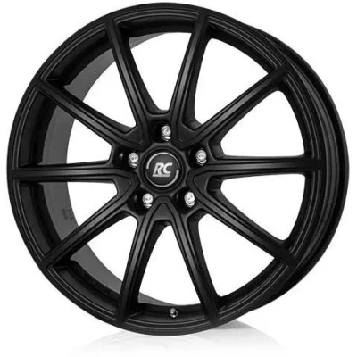 Abbildung von RC Design 5 loch 19Zoll 112mm Alufelge RC32 satin black matt lackiert 0620072733 Felge