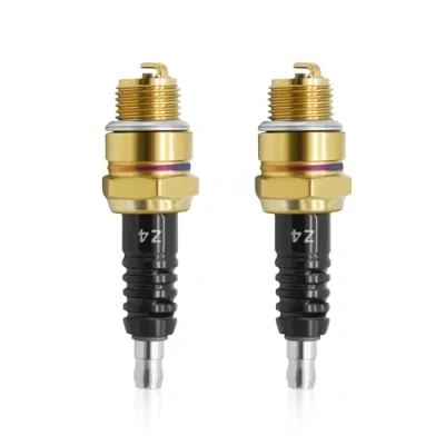 Abbildung von Wai Danie 2 Stück Zündkerze Z4C für 49cc 50cc 60cc 66cc 70cc 80cc Takt Motorisiertes Fahrrad Moped Scooter JOG50 90 ZX50 QJ50 DX100
