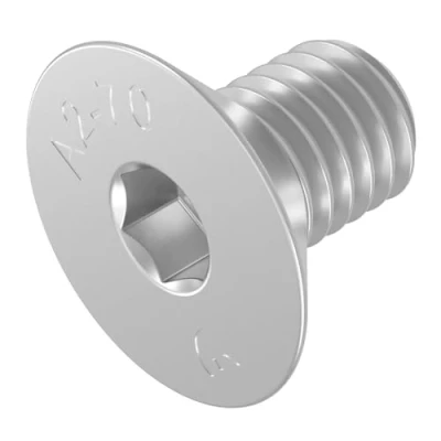 Abbildung von SECCARO Senkschraube M8 x 14 mm, Edelstahl V2A VA A2, DIN 7991 / ISO 10642, Innensechskant, 20 Stück