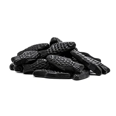 Abbildung von Salzige Fische Lakritz Bonbons Salzlakritz extra stark Weichlakritz (1000g)