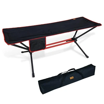 Abbildung von CCLIFE Camping Hängematte mit Gestell Outdoor 4,5kg leicht, 100KG Tragkraft Tragetasche