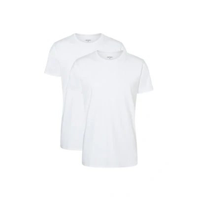 Abbildung von camano 2ER PACK Tshirt basic, Herren, Größe: XXL, White