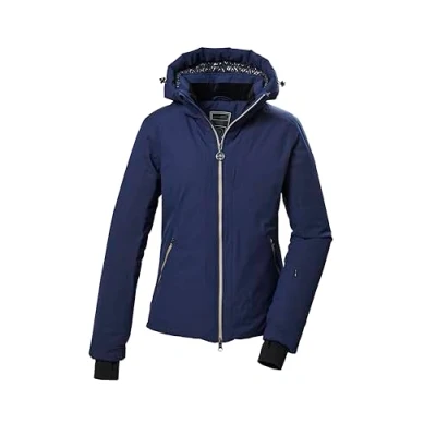 Abbildung von killtec Damen Skijacke/Funktionsjacke mit abzippbarer Kapuze und Schneefang KSW 104 WMN SKI JCKT, midnight, 44, 42041 000