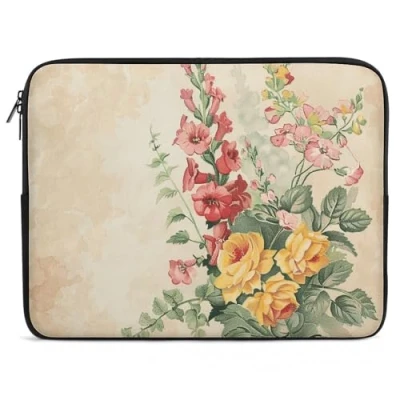 Abbildung von Laptoptasche, 13 Zoll (33 cm), Strauß roter Blumen, stoßfeste Computer Tragetasche, schlanke Aktentasche, Handtasche