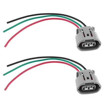 Abbildung von Be In Your Mind 2X 3 poliger Lichtmaschinenstecker Kabelbaum Ersatz 6189 0443 Kompatibel mit Toyota Lexus Stecker Vorverdrahtet
