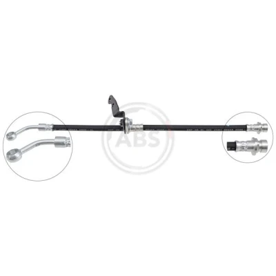 Abbildung von A.B.S. SL 4999 Bremsschläuche 455 INN M10x 1.0 HONDA: CIVIC 6 Hatchback, Fastback, Coupe