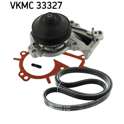 Abbildung von SKF VKMC 33327 Wasserpumpe + Keilrippenriemensatz PEUGEOT: 2008 Kombi, 3008 I, CITROËN: C3 Picasso, DS3 Schrägheck