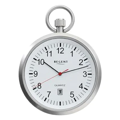 Abbildung von Regent Kollektion Uhr, Herren, Größe: One Size, Silberfarben