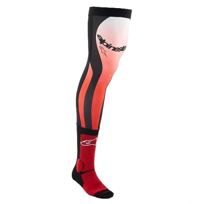 Abbildung von Alpinestars Unisex Knee Brace Technische Socken MX, Bright Red White, L XXL