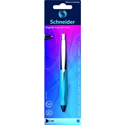 Abbildung von Schneider 73530 Haptify Kugelschreiber (Schreibfarbe: blau, Strichstärke: Mittel) 1 Stück, sortiert