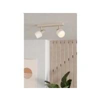 Abbildung von Eglo 900715 Spotleuchte CORATO Stahl sandfarben, nickel matt E14 2X18W L:30cm H:12.5cm dimmbar
