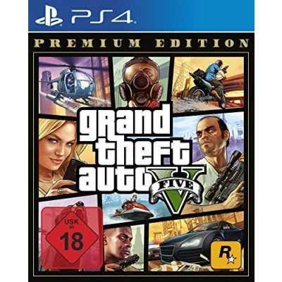 Abbildung von Grand Theft Auto V (5) Premium Edition PS4 Spiel PlayStation 4