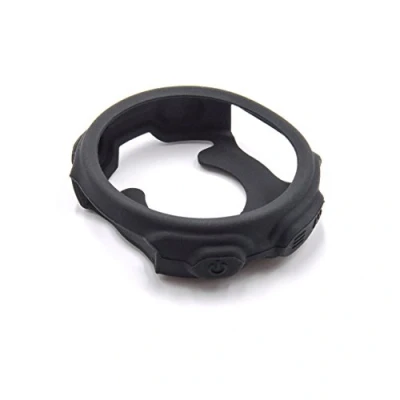 Abbildung von vhbw Hülle kompatibel mit Garmin Forerunner 235, 735xt Fahrrad Navi GPS Cover, Schwarz, Silikon