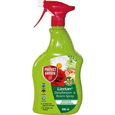 Abbildung von PROTECT GARDEN Lizetan AF Zierpflanzen und Rosen Spray, gegen Schädlinge an Rosen, Zierpflanzen, Obst Gemüse, 500 ml
