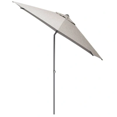 Abbildung von Kettler Sonnenschirm Balkonschirm EASY PUSH 300cm anthrazit hellgrau