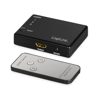 Abbildung von LogiLink HD0042 HDMI Switch, 3x1 Port, 1080p/60 Hz