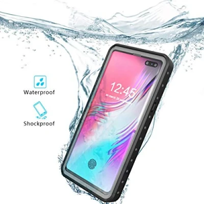 Abbildung von Redpepper IP68 Wasserdicht Hülle für Samsung Galaxy S10 5G 6,7 Zoll Schlank Stoßfest Staubdicht Ganzkörper Versiegelt Unterwasser TPU PC Robust Schutz Case, Unterstützt Wireless Charging
