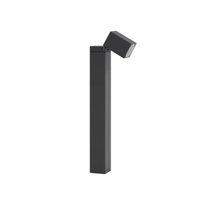 Abbildung von Lindby Sockelleuchte Othil, 50 cm hoch, grau, Aluminium