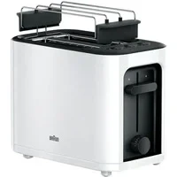 Abbildung von Braun Toaster &quot;HT 3010 WH&quot;, 2 kurze Schlitze, für Scheiben, 1000 W
