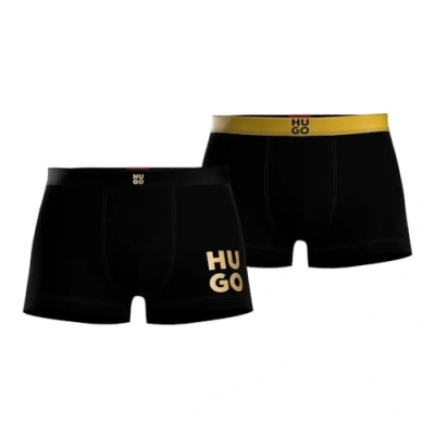 Abbildung von HUGO Trunk 2 PACK Panties, Herren, Größe: XXL, Black