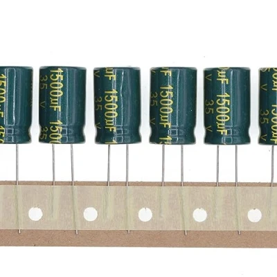 Abbildung von 20 Stück 35V 1500UF Steckbarer Aluminium Elektrolytkondensator 13x21 13 * 21mm