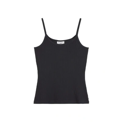 Abbildung von Marc OߴPolo Denim Damen Trägertop mit Stretch Anteil gerippt, Blau (Blue Depths), XL